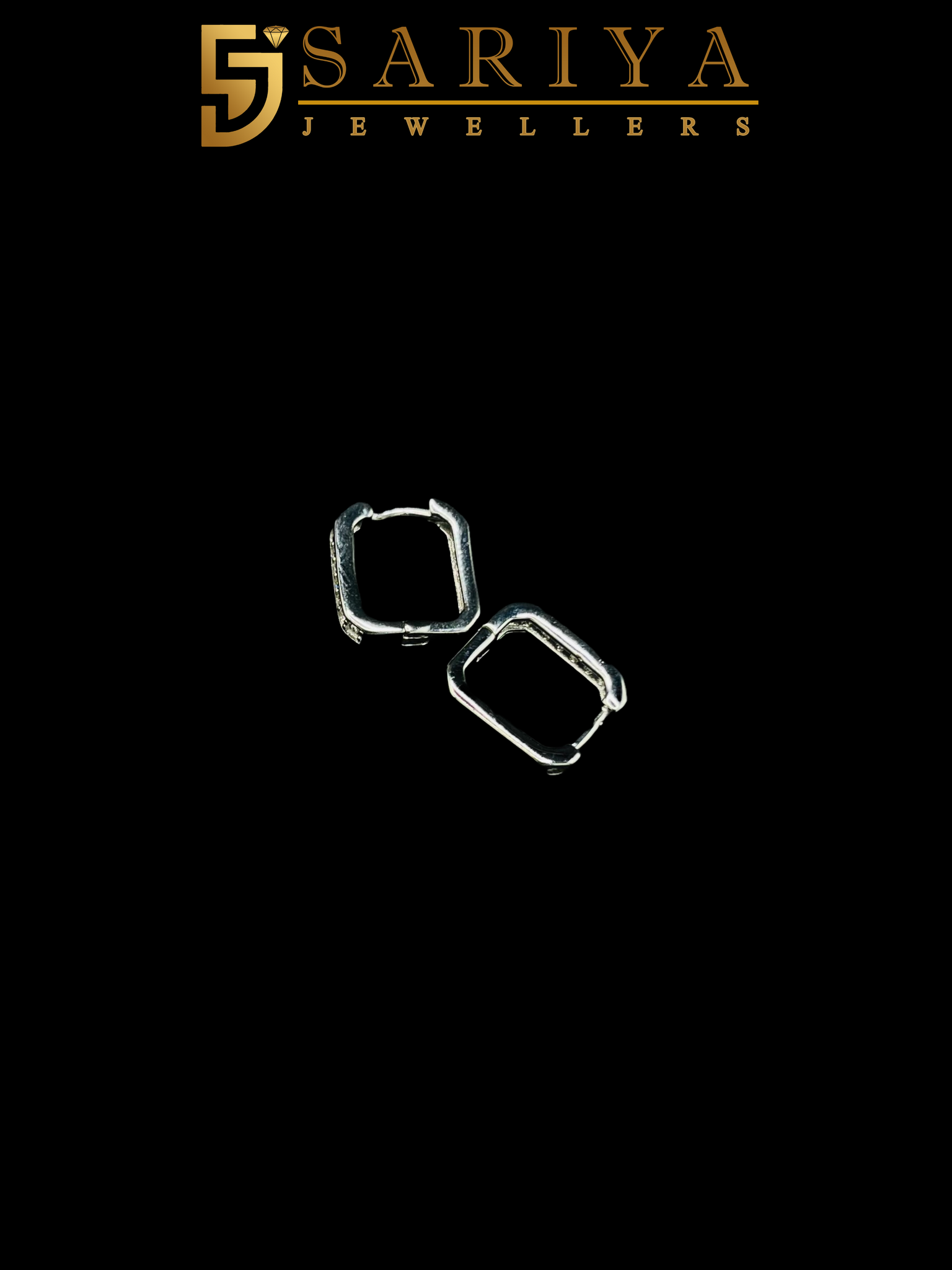 925 Sterling Silver U Hoop Earrings