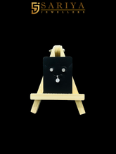 Premium 925 sterling silver round pendant and earrings set for women


