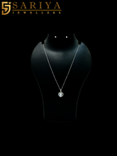 925 Silver Infinity Love Heart Necklace with Shiny Stones

