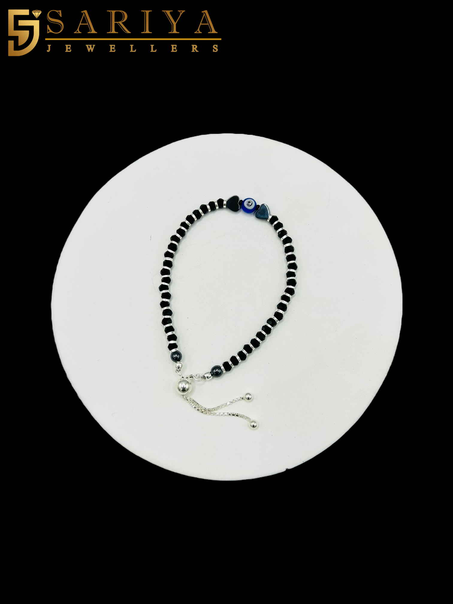 925 Sterling Silver Evil Eye Nazariya Bracelet For Women

