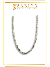 Trendy 925 Silver Men’s Chain with Rose Gold Touch – Elegant Jewellery for Men