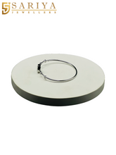 Elegant CZ Studded Silver Kada – 925 Sterling Bracelet For Women

