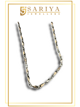 Trendy 925 Silver Men’s Chain with Rose Gold Touch – Elegant Jewellery for Men