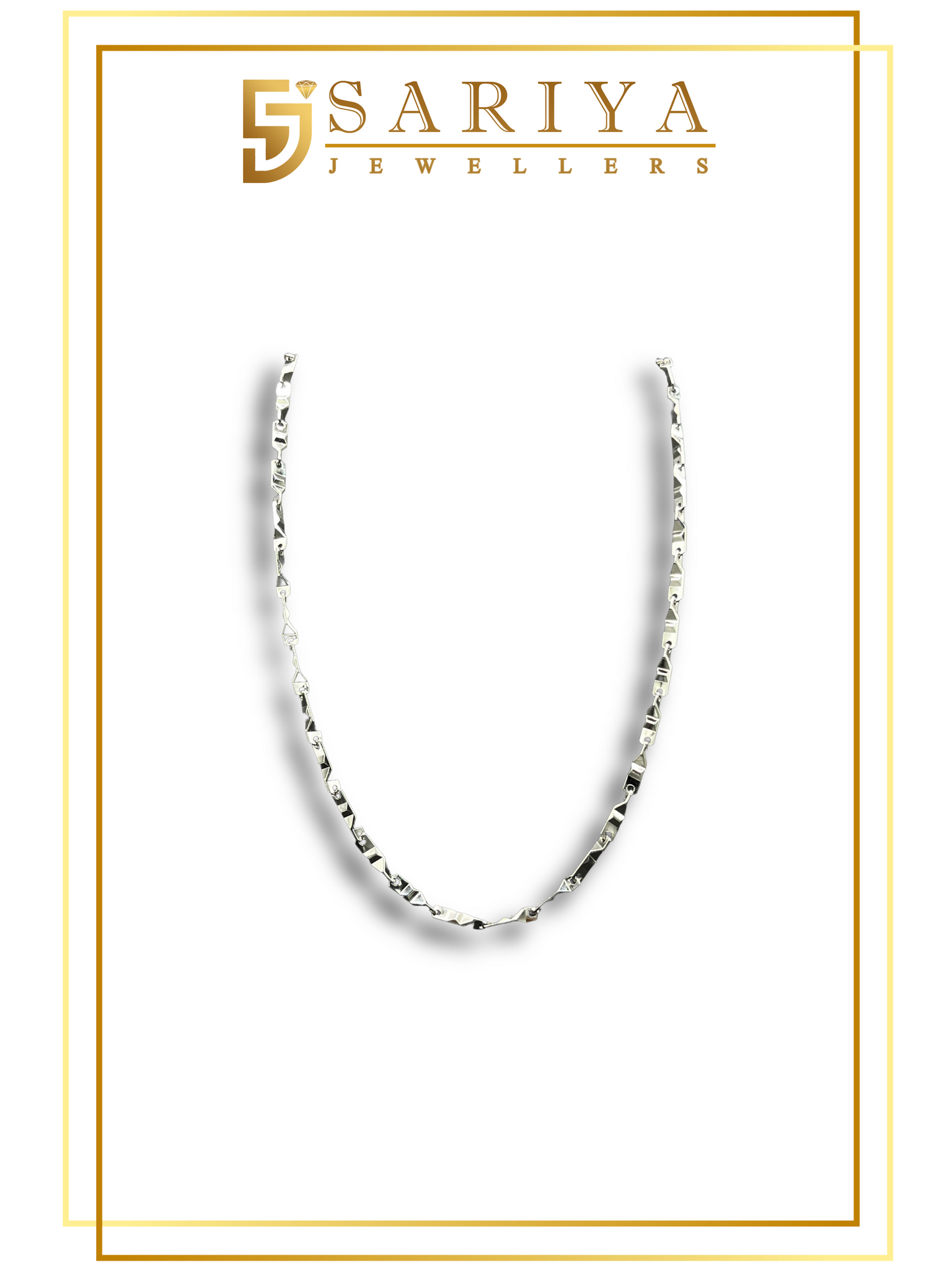 925 Sterling Silver Men’s Chain – Durable & Stylish Classic Everyday Wear Jewelry