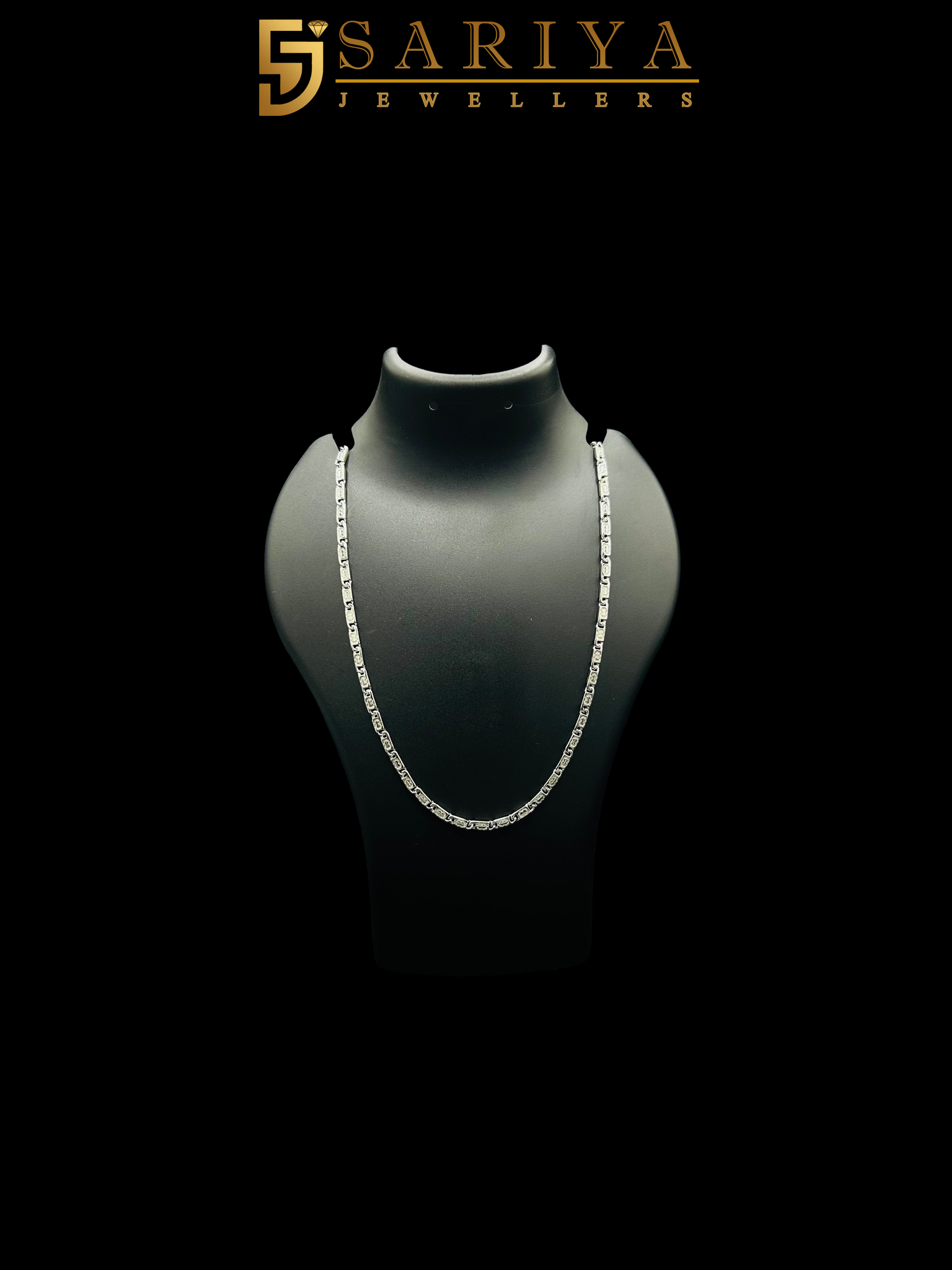 925 sterling silver chain for men – bold polished solid design

