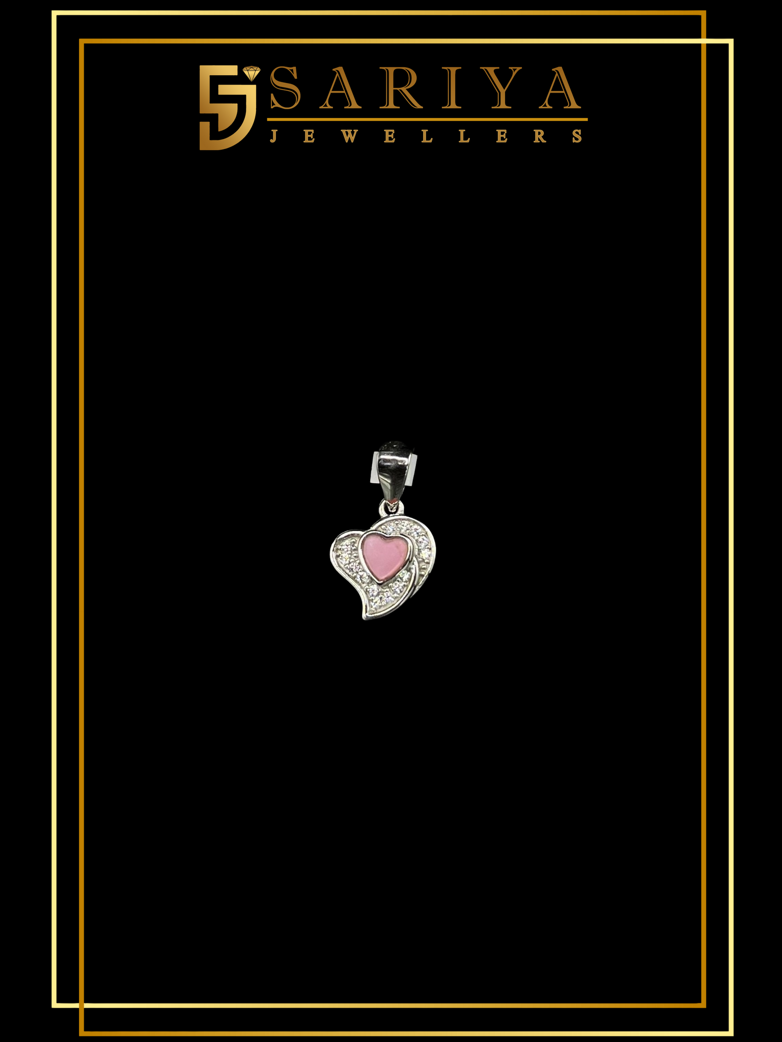 925 Sterling Silver Heart Pendant – Romantic Jewellery & Perfect Gift for Love